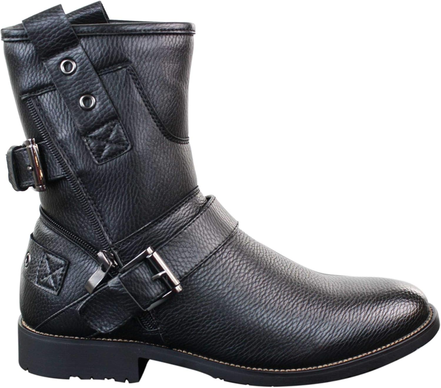 mens black zip ankle boots