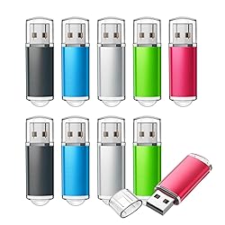 TOPESEL 16GB 10 Pack USB Flash Drive Flash Drive