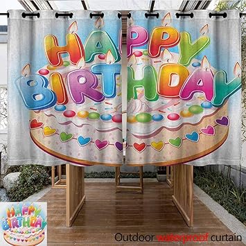 Andytours Rideaux Dextérieur à œillets Pour Enfants Motif