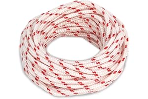Recoil Starter Rope Pull Cord 10-Meter Diameter 4.5mm Compatible with Stihl Craftsman Husqvarna Poulan Lawn Mower Trimmer Cha
