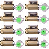 Progressive Practice Lock Assortment Set of 8 Educational Aid (SC Keyway)
