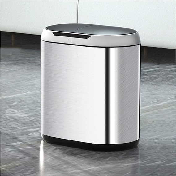Garbage Bin Modern Smart Waterproof Trash Can Simple Electric Trash Can
