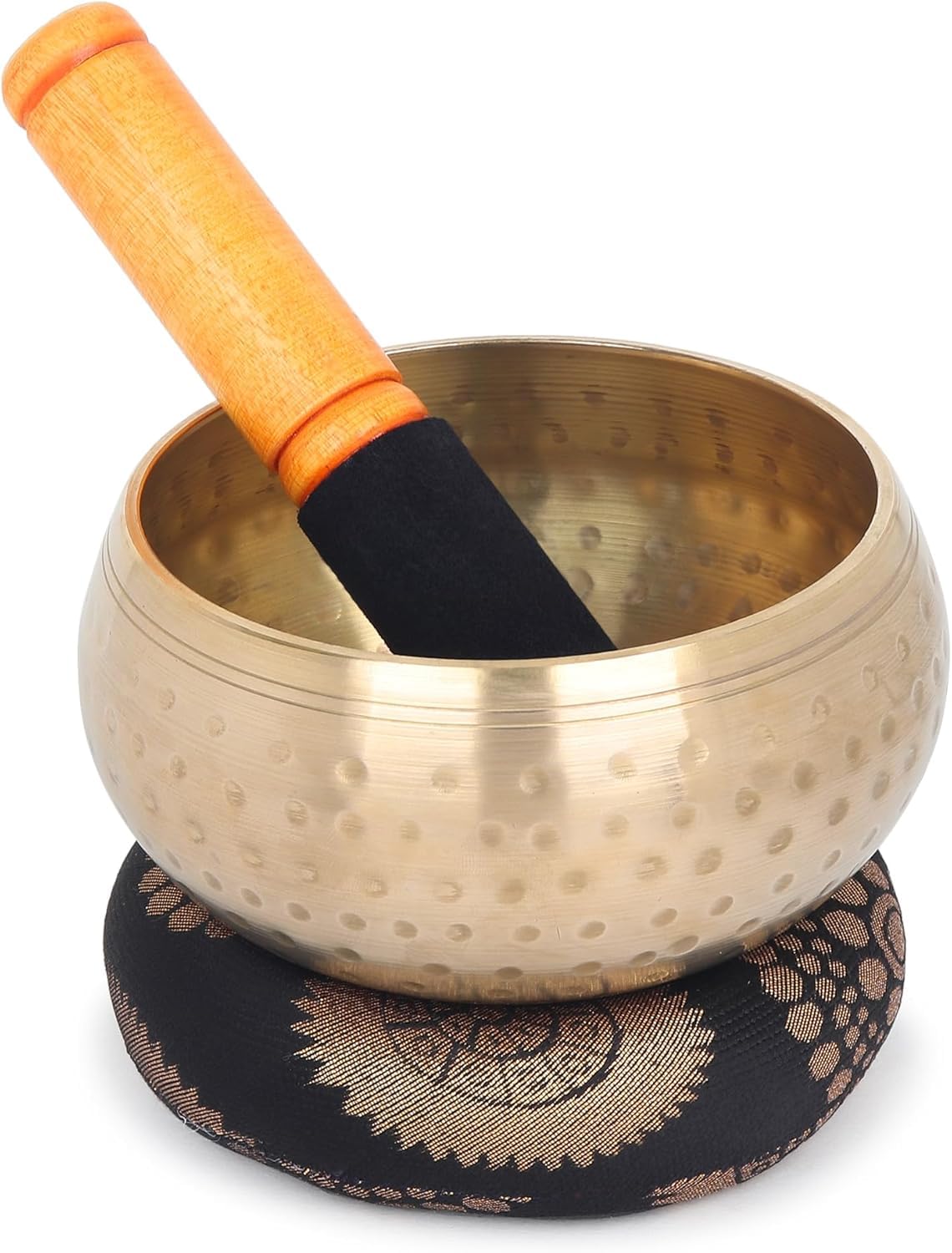 Zap Impex Beautiful New Hand Hammered Brass Singing Bowl Tibetan Meditation Yoga Singing Bowl 4 Inch