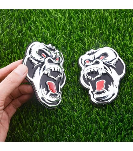 Yourkar 2 Pack Trump Edition Car Emblem, 3D Sticker Decal, Cool Badge Decoration For