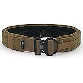 Invictus Templar Armiger Modular Tactical Belt - 3-Part 1000D Nylon, Quick-Release Heavy Duty Tactical MOLLE Belt