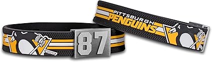 Brayce Pittsburgh Penguins Armband Mit Deiner Trikot Nummer 00 99 I Eishockey Pur Mit Dem Nhl Pittsburgh Trikot Am Handgelenk Personalisierbar Handgemacht Amazon De Sport Freizeit