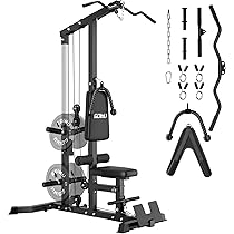 GOIMU LS01 LAT Pulldown Machine, LAT Row Cable Machine with AB