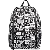 Emporio Armani men backpack black logo print