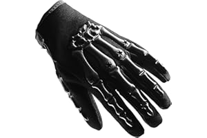 1Storm Youth Motocross Gloves Motorcycle BMX MX ATV Dirt Bike Bicycle Skeleton Cycling Kids Gloves