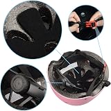 ValueTalks Kids Bike Helmet and Pads Set 7pc Adjustable Black view 4