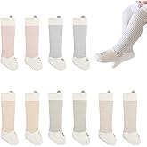 BEHELE Newborn Baby Knee High Socks Girl Boy Infant Toddler Cotton Uniform Seamless Tube Long Stockings Socks