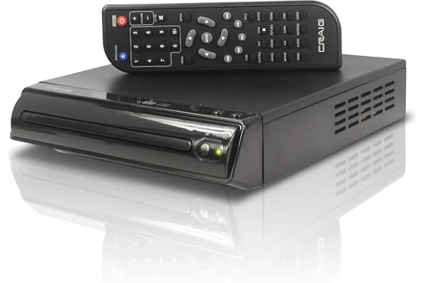 Craig Compact DVD/JPEG/CD-R/CD-RW/CD Player with Remote (CVD512a) (Renewed)