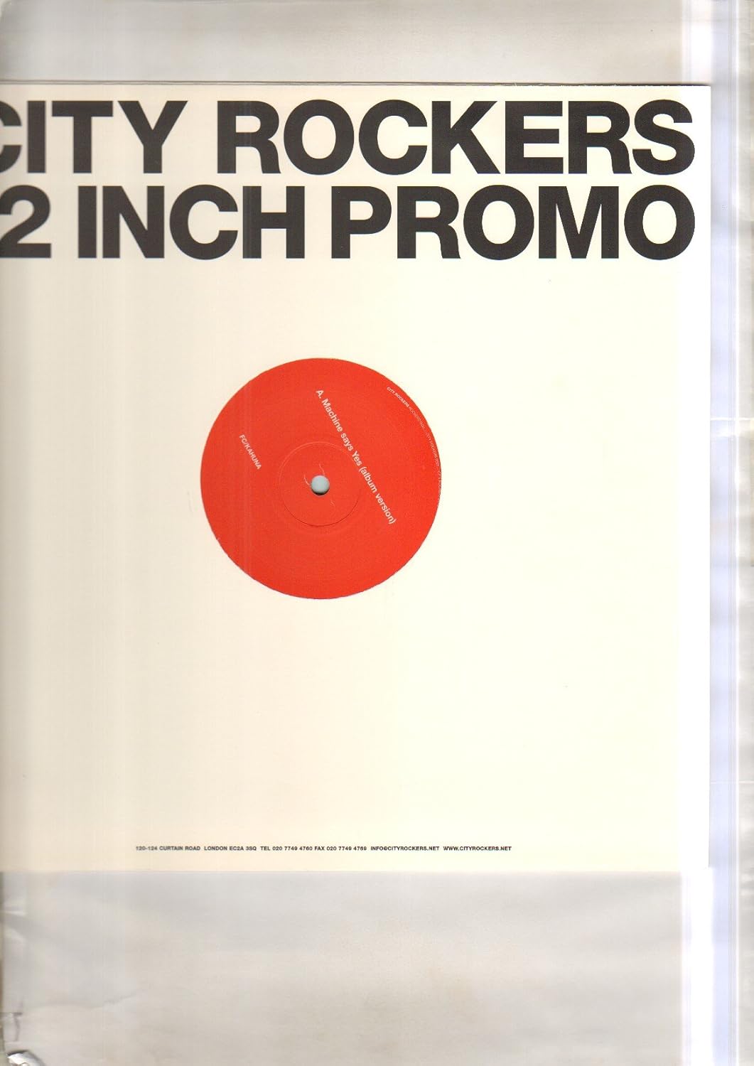 Fc Kahuna Machine Says Yes 12 Inch Vinyl Uk Cr 80s 90s