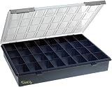 Raaco Assorter 4-32 Blue/Transparent Storage Box 33.2x5.2x25.2cm view 1