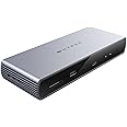 HyperDrive Thunderbolt 4 Dock - Dual 6K60Hz Display Support Docking Station, 96W PD Charge, 2.5 Gigabit Ethernet, 10Gbps USB-A File Transfer, 11 Ports for PC/Mac