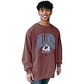 Blue 84 NHL Officially Licensed Crewneck Sweatshirt Ringspun Team Color Stars