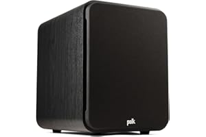 Polk Audio Signature Elite ES10 Powered Subwoofer (Black), 10" Long-Throw Woofer with Mineral-Filled Polymer Cone, 200W Class D Amplifier, Front Firing Home Subwoofer, Time-Smart Phase Control