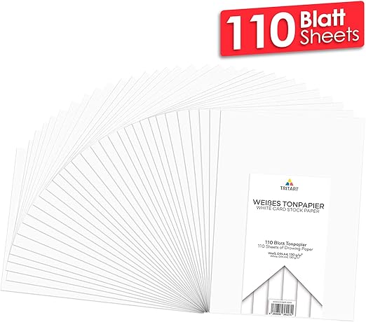 Avoir Images Tritart Papier De Dessin Solide A4 130 G M2 I 110 Feuilles De dernière par