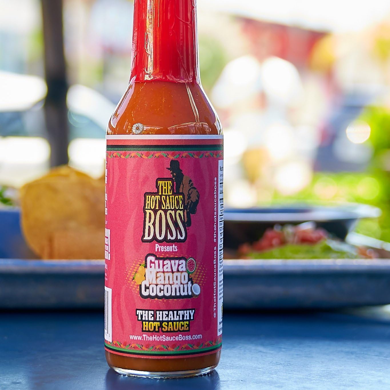 The Hot Sauce Boss. Guava. Mango. Coconut. Hot Sauce. The Healthy Hot Sauce. Low Sodium. No Vinegar. No Heartburn. Anti Inflammatory
