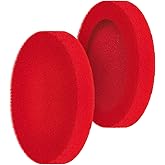 Koss Official Oversized Replacement Cushion Earpads for Porta Pro, KPH40 Utility and KSC75 Headphones, Red