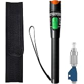 Visual Fault Locator 30KM - VFL Fiber Optic Tester Kit with FC/LC/SC/ST Compatibility - Single Mode 9/125&mu;m Fiber Visual Fault Locator for Telecom Maintenance and Data Centers