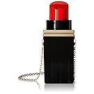 Buenocn Women Acrylic Black Lipstick Shape Evening Bags Purses Clutch Vintage Banquet Handbag Ls5672