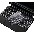 CaseBuy Premium Keyboard Cover Ultra Thin for 2025 Magic Keyboard(iPad Air 11 M3 & Pro 11 M4), Magic Keyboard Folio(iPad A16 & iPad 10th Gen), iPad Pro 11-in Protector Skin Accessories