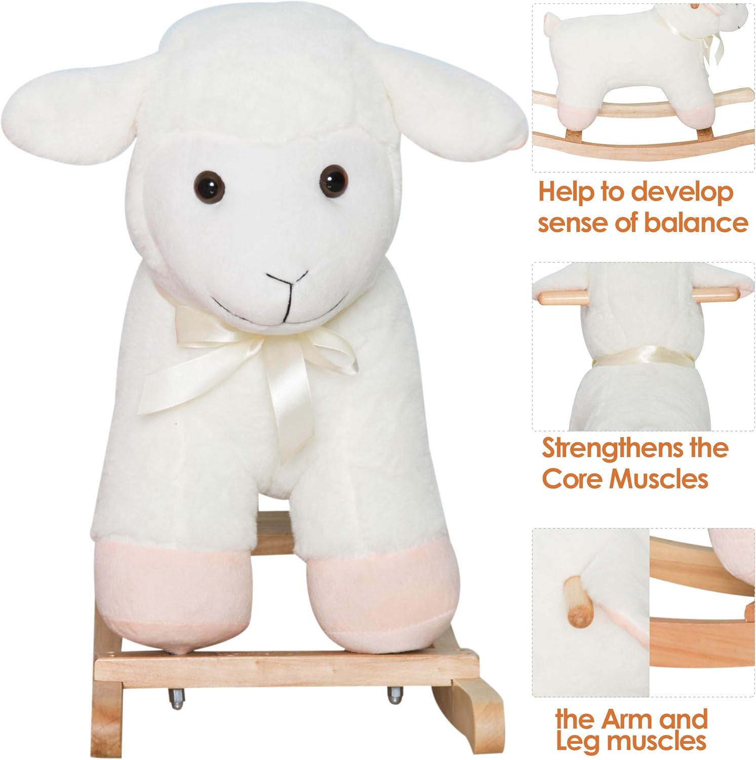 sheep baby rocker