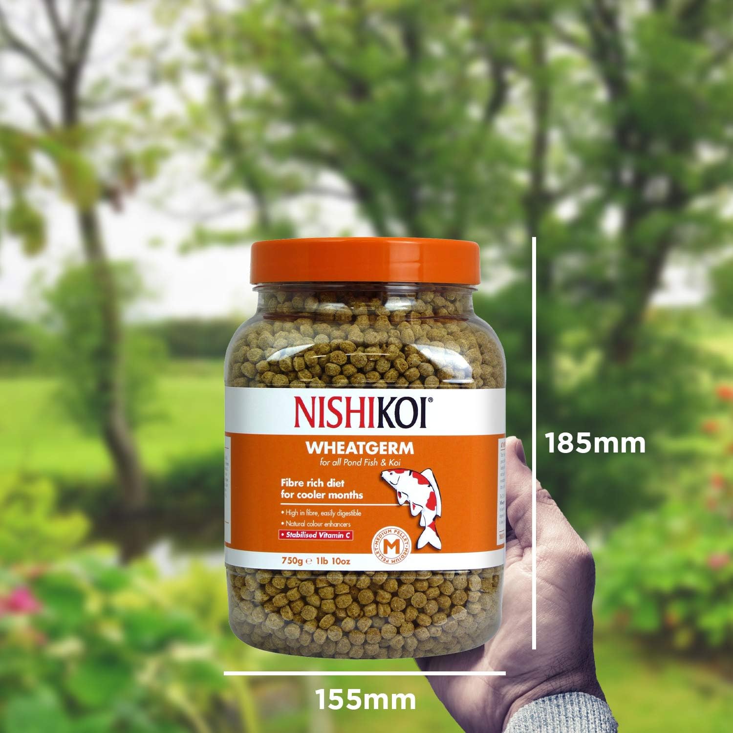 Nishikoi Wheatgerm Complete Food for Koi and Pond Fish - Medium Pellets - 750g, May Vary, 750 g (Pack of 1) - Image 5