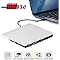 External DVD Drive, USB 3.0 Portable CD/DVD+/-RW Drive/DVD Player for Laptop CD ROM Burner Compatible with Laptop…