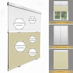 Boolegon Day Night Cellular Shades Cordless