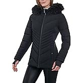 LONDON FOG womens Zip Front Active Puffer