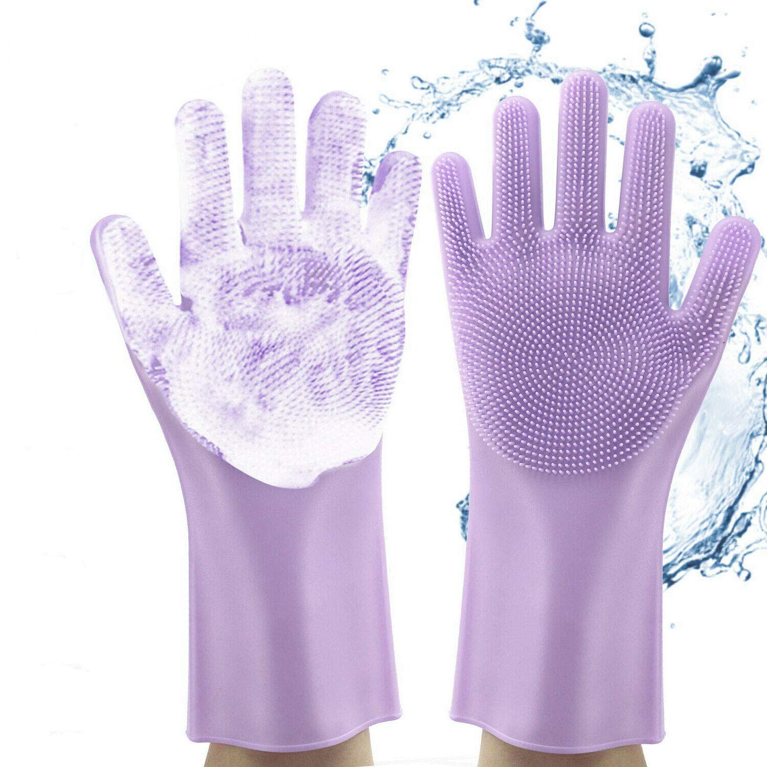 Silicone Cleaning Gloves Kitchen Magic Silicone Di... – Grandado - Foto 14