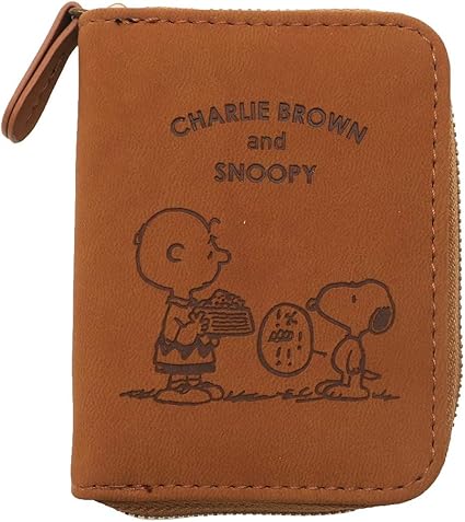 Amazon スヌーピー キーケース ラウンドファスナーキーポーチ Brown ピーナッツ フォトフレーム オンライン通販