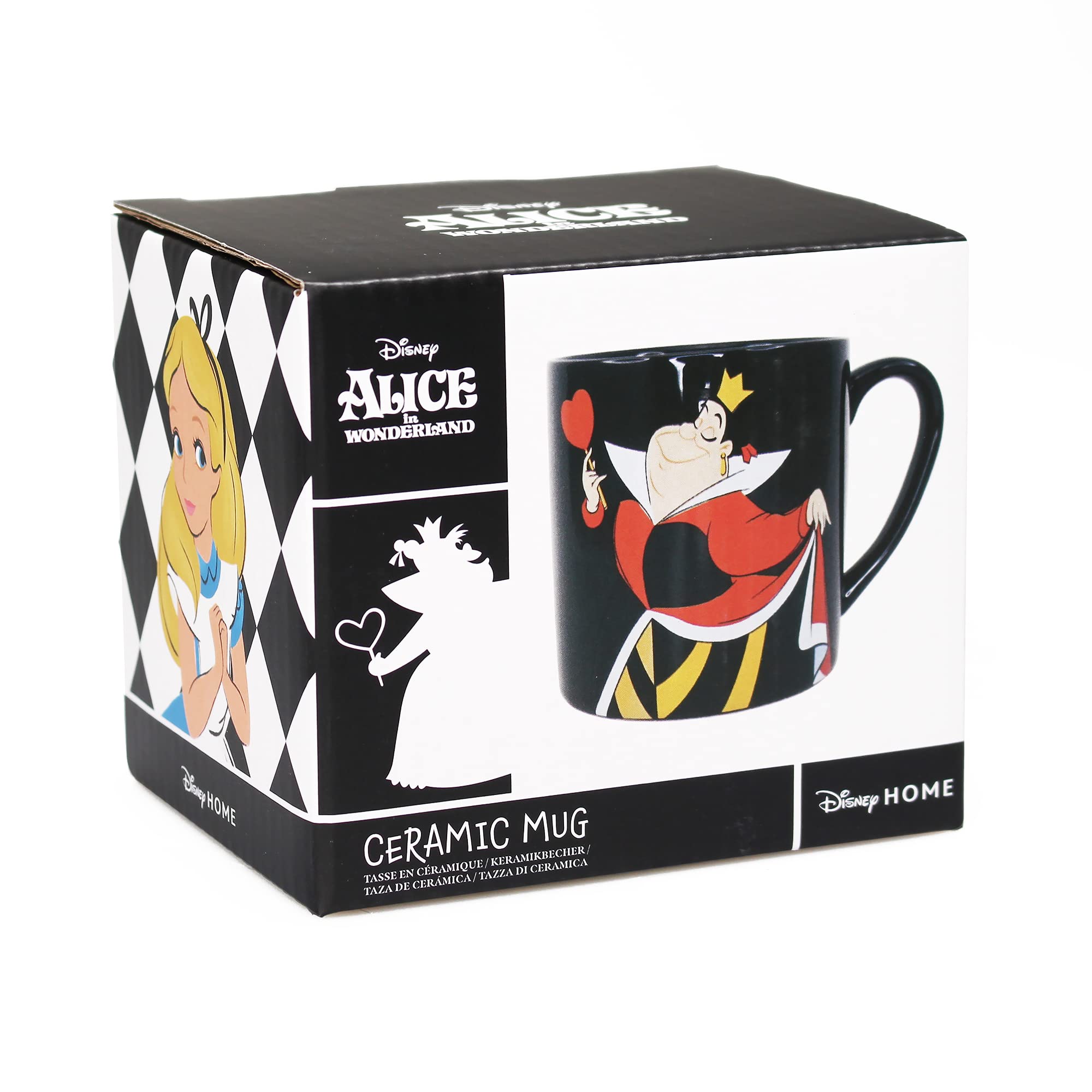 Half Moon Bay - Disney Alice in Wonderland Mug - Queen Boxed Mug - 325ml - Office Mug - Alice in Wonderland Gifts