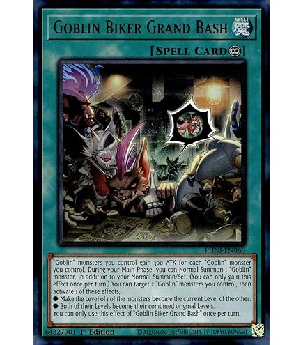 Amazon.com: YU-GI-OH! Goblin Biker Grand Entrance - PHNI-EN061 - Secret  Rare