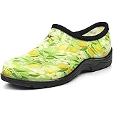 landchief Women's Garden Shoes Waterproof Garden Clogs for Women, Comfortable Slip-on Shoes with Cushioned Insole, Non-Slip Work Shoes for Women Outdoor, Gardening and Yard