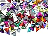 Allstarco 13mm Triangle Flat Back Acrylic