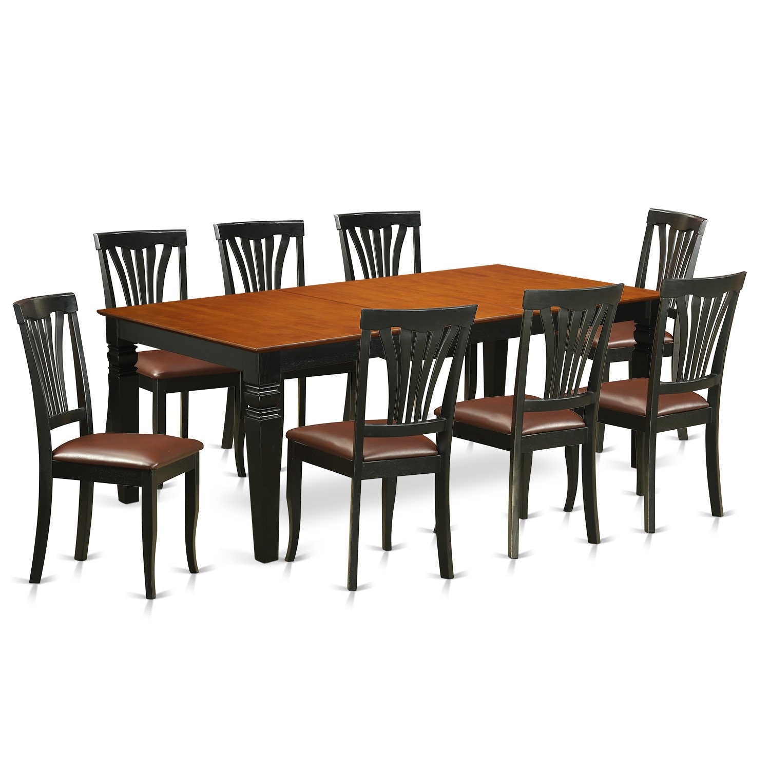 Best dining set butterfly leaf table, eight chairs