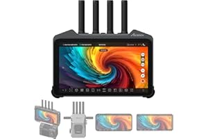 Accsoon CineView M7 Pro 4K60 Wireless Video Transmitter Receiver&7 Inch Camera Monitor with 3D LUT, Dual-Band SDI HDMI 1200ft Range 60ms Lat., 10 App Monitoring, Pair CineView Master 4K TX&RX/HE/SE TX
