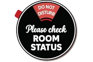 BOYESE Office Door Sign Decor 6 in 1 Rotating, In A Meeting/Do Not Disturb/Please Knock/Work From Home/Back Soon/Out Of Office Supplies Sign For Door, Available And Away Wheel Spinner (Tape & Magnetic)