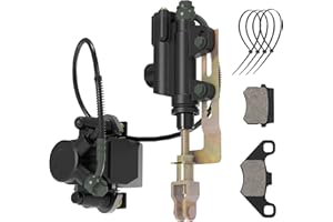 MTATCN Rear Brake Master Cylinder Caliper Assembly Replacement for 50cc 70cc 90cc 110cc 125cc Chinese ATV Quad Taotao Boulder B1 Coolster 3050HD