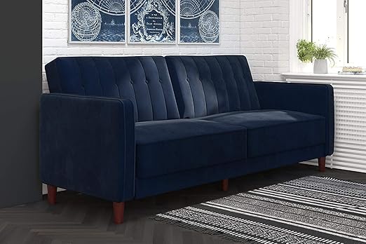 Amazon Com Modern Convertible Sofa Sleeper Contemporary Futon