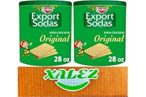 (2 PACK) Export Sodas Original Crackers (28 oz.) + XALEZ TM Gift Box