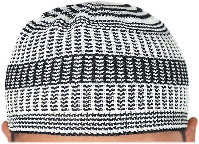 ran Men's Cotton Muslim Islamic Prayer Cap (Free Size)