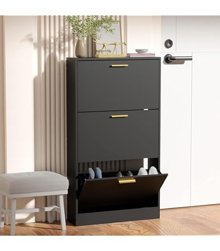 Amazon.com: IKEA Trones Storage Shoe Cabinet, 52x39 cm, Black