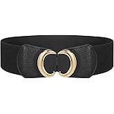 JASGOOD Women Wide Waist Belt Vintage Elastic Belt for Dress Fashion Stretchy Belt