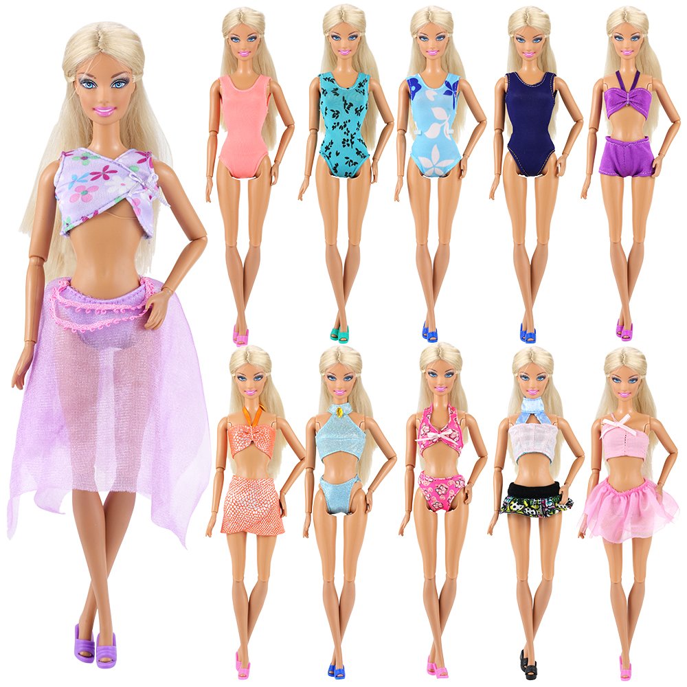 barbie vestido de baño