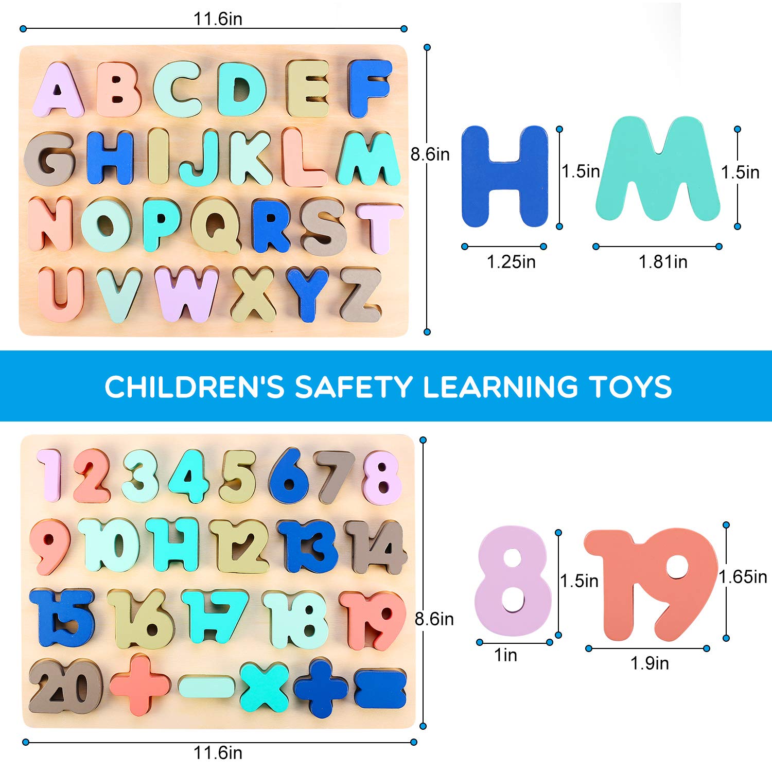 alphabet and number puzzles for toddlers