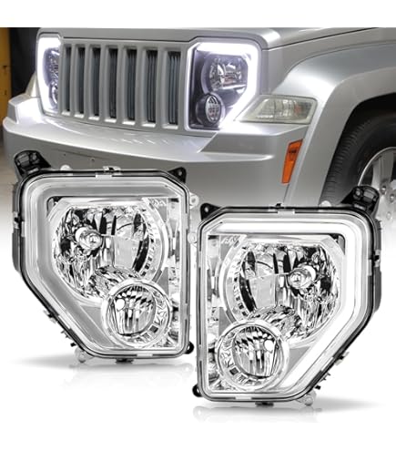 Chrome Mirror & Door Handle Covers For 2007-2012 Dodge Nitro & 2008-2013 Jeep Liberty - 6 Piece Kit
